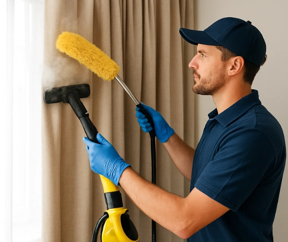 Trusted drapes cleaning technician Matty Curtain Cleaning palm-beach-nsw QLD