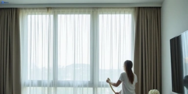 Delicate sheer drape cleaning palm-beach-nsw Matty Curtain Cleaning